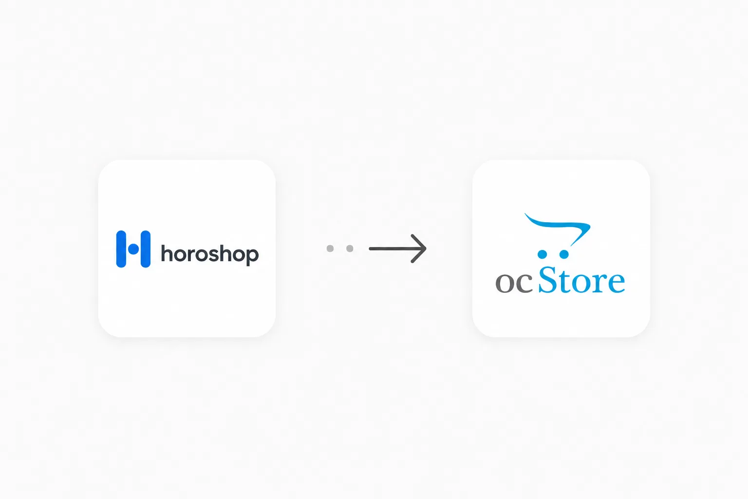 Horoshop → ocStore